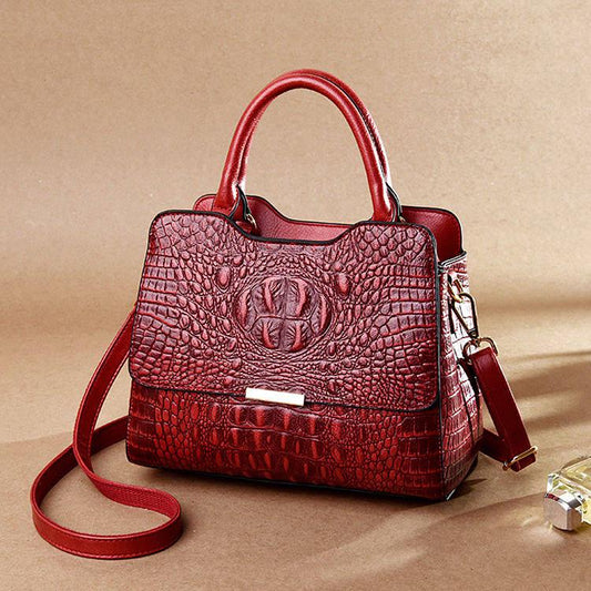 Leather Handbags Handbags Female Crocodile Pattern Fashion Tide Ladies Shoulder Messenger Bag Female