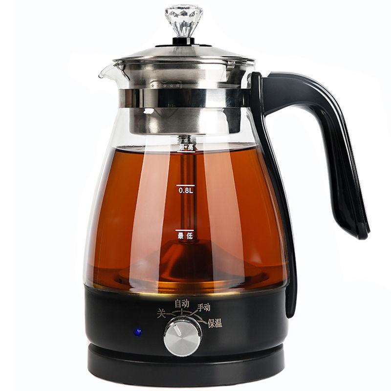 Tea Maker Home Automatic Glass Boiling Teapot Small Office Steam Tea Kettle Electric Kettle Insulation Pot