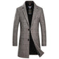 Medium and long section Large size Windbreaker Men's clothes Autumn and winter Men's Woolen coat