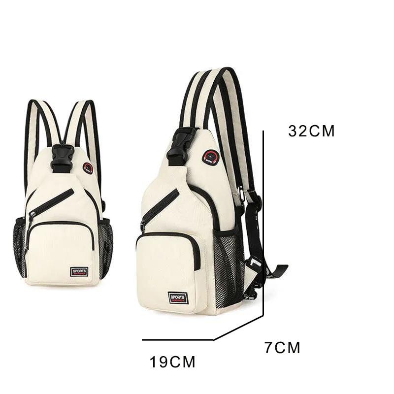 Unisex Sling Bag Men Women Shoulder Bag Home Supplies Crossbody Chest Bag for Gift Outdoor Sports Slung Riding Bag Waterproof Travel