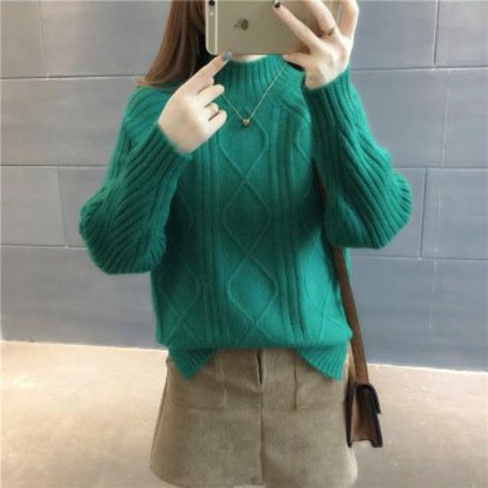 2019 Autumn Women Lady Sweater High Elastic Turtleneck Sweater Women Slim Bottoming Knitted Pullover