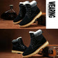 Men's Winter Plus Velvet Padded Snow Boots High-top Martin Boots Cotton Shoes Non-slip Cotton Boots