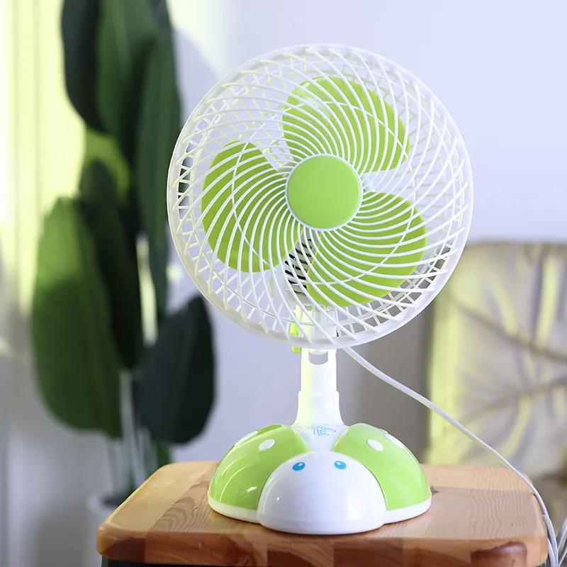 Home Desktop Small Fan Bedroom Bedside Low Noise Shaking Head Fan