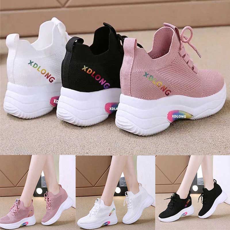 Inner Height Increase Sneakers Women's Thick Bottom Running Shoes All-match Women's Casual Shoes