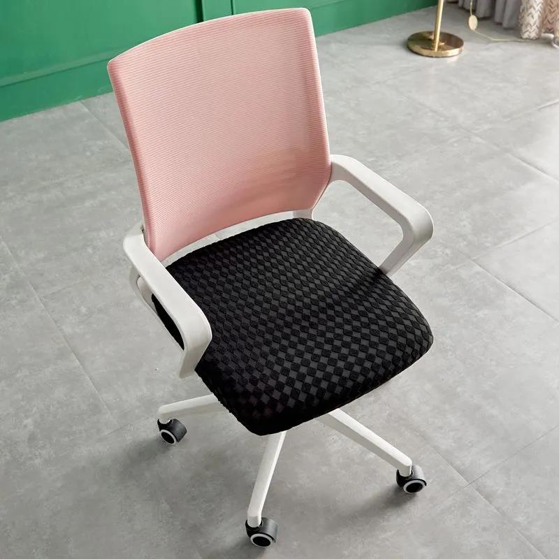 Nordic Style Elastic Fabric Computer Office Chair Cover Universal Home Four Seasons Modern Minimalist Rotating Chair Cover