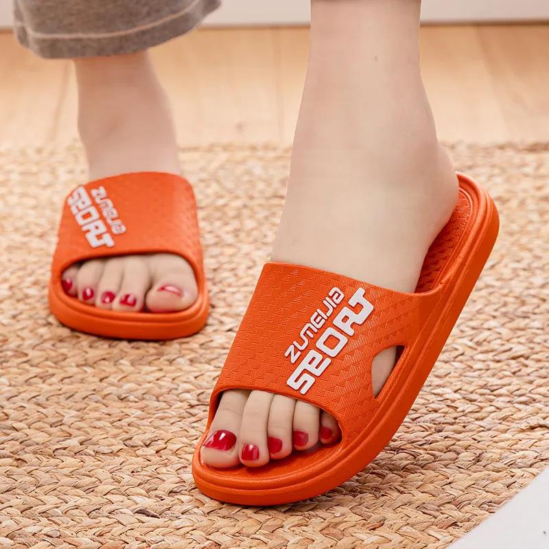 Slippers Ladies Summer Fashion Thick Bottom Increased Wear-resistant Non-slip Soft Bottom Feces Sandals and Slippers