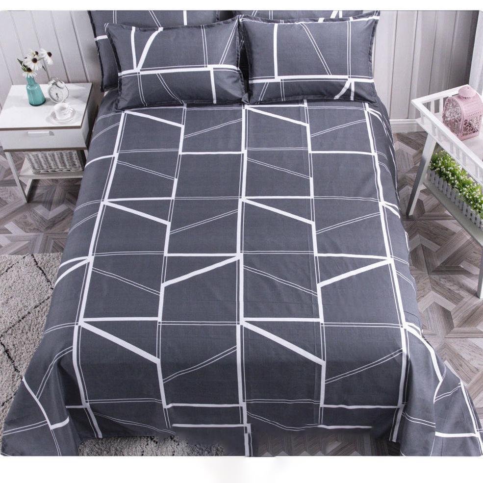 Bedding Set Three-piece Skin-friendly, Breathable, Sweat-absorbent Bed Sheet Pillowcase Single and Double Bed Sheets Plus Size Bed Sheets