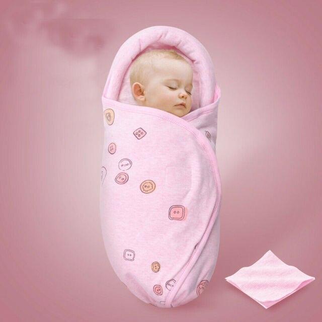 Baby Bedding Clothing Soft Newborn Baby Boy Girl Cotton Swaddle Wrap Blanket Cartoon Warm Protective Sleeping Bag