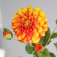 Artificial Flower Artificial Flower Silk Flower Single Dahlia Bouquet Table Floral Home Living Room Decoration Ornaments