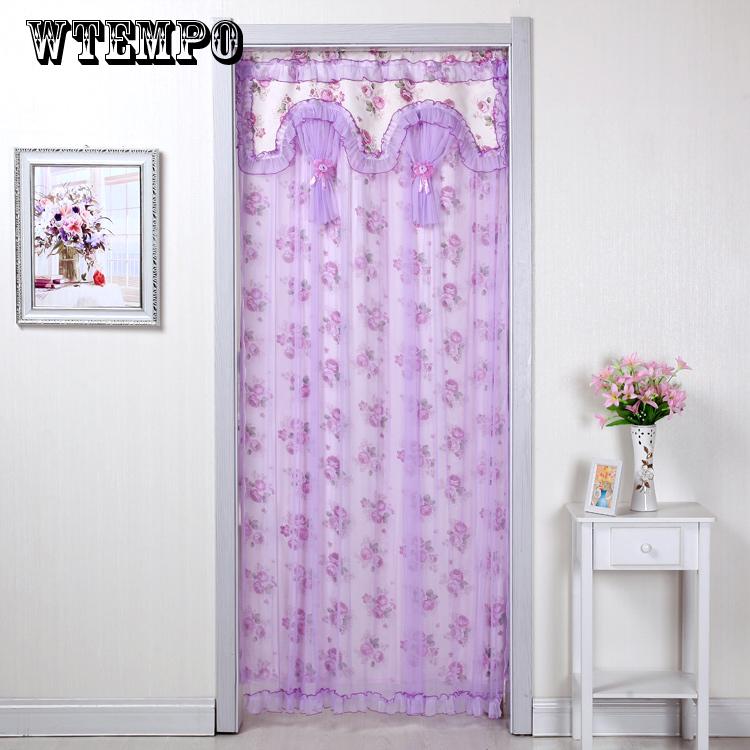 WTEMPO lace fashion Cloth curtains mosquito screen curtain bedroom lace encryption curtain