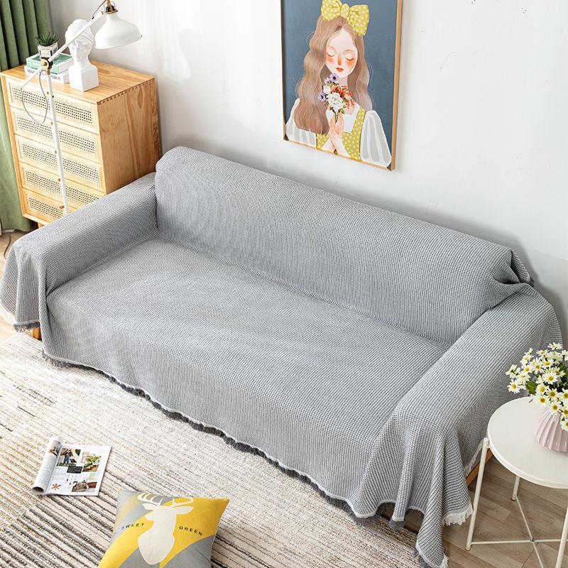 Four Seasons Universal Sofa Blanket Nordic Style Sofa Towel Sofa Cover Sofa Cushion Dustproof Cloth Double-sided Available