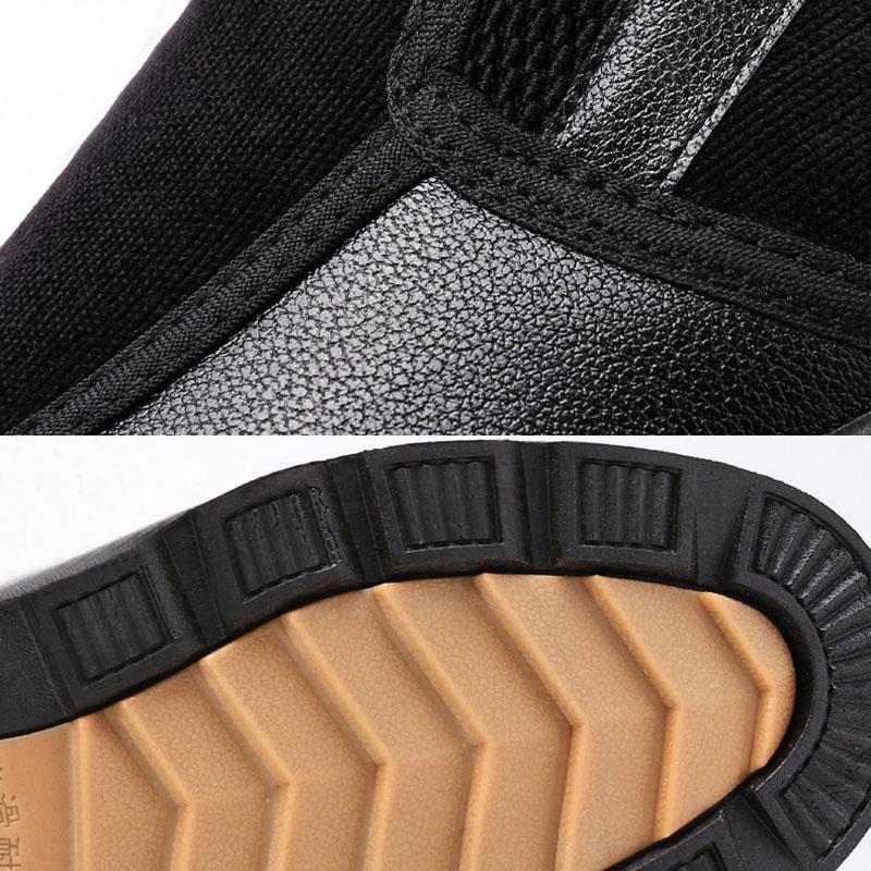 Old Beijing Cotton Shoes Winter Plus Velvet Thick Men's Shoes Casual Soft Bottom Warm Cotton Boots Snow Boots Non-slip