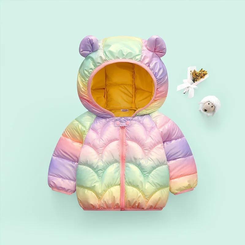 Children's Lightweight Down Padded Jacket Autumn and Winter Boys and Girls Padded Jacket Children's Padded Jacket Hooded Down Jacket