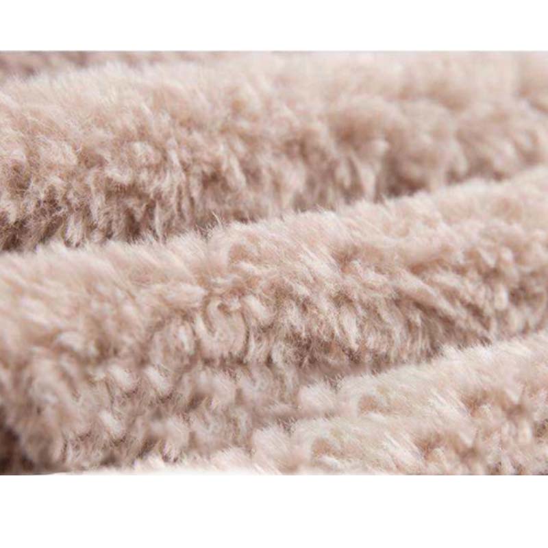 Fur One-piece Stand-up Collar Imitation Lamb Fur Jacket Women Autumn and Winter Jacket All-match Blouse