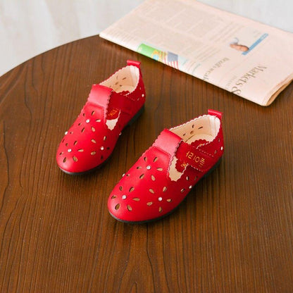 Kids Girls  Children's  hole shoes Single Casual Princess Shoes