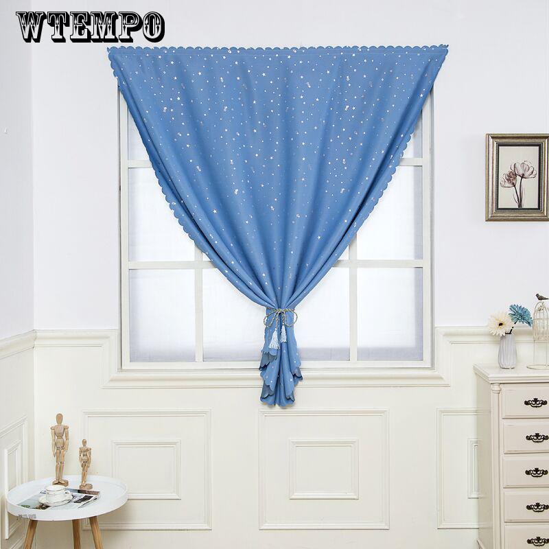 Easy Installation, Punch-free Roller Blind, Velcro, Blackout Window Rental Room Curtain