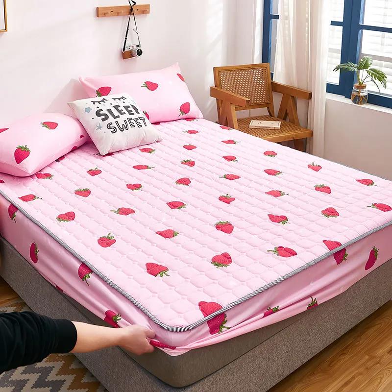 Large Non-slip Mattress Cover Thick Quilted Bed Cover Cover Simmons Mattress Protection Cover Dust Cover