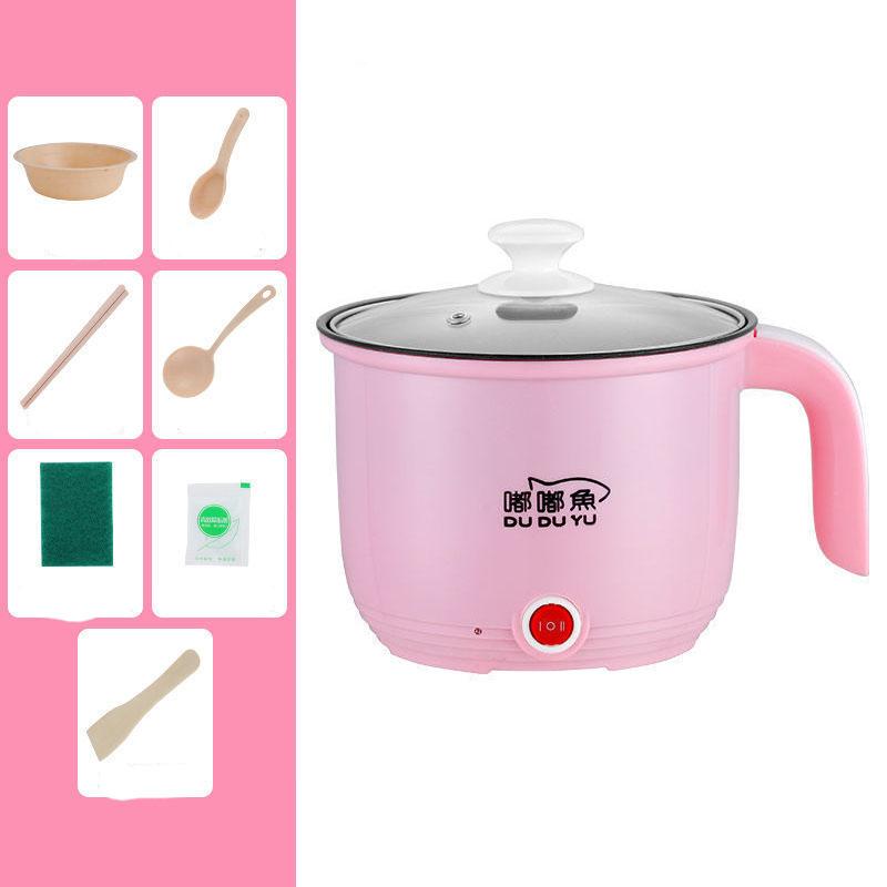 Electric Cooker Dormitory Small Electric Cooker Rice Cooker Small 2 People Cooking Rice Noodle Pot Mini Instant Noodle Pot Bedroom Pot