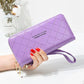 Double Zipper Women Wallets Lady Wristlet Handbags Purses Cards Holder Woman Long Wallet Coin Purse