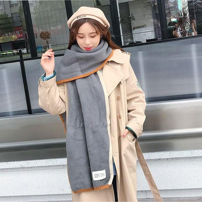 Trend Wild Shawl scarf Long section scarf Birthday present Winter warm scarf Christmas gift Woman