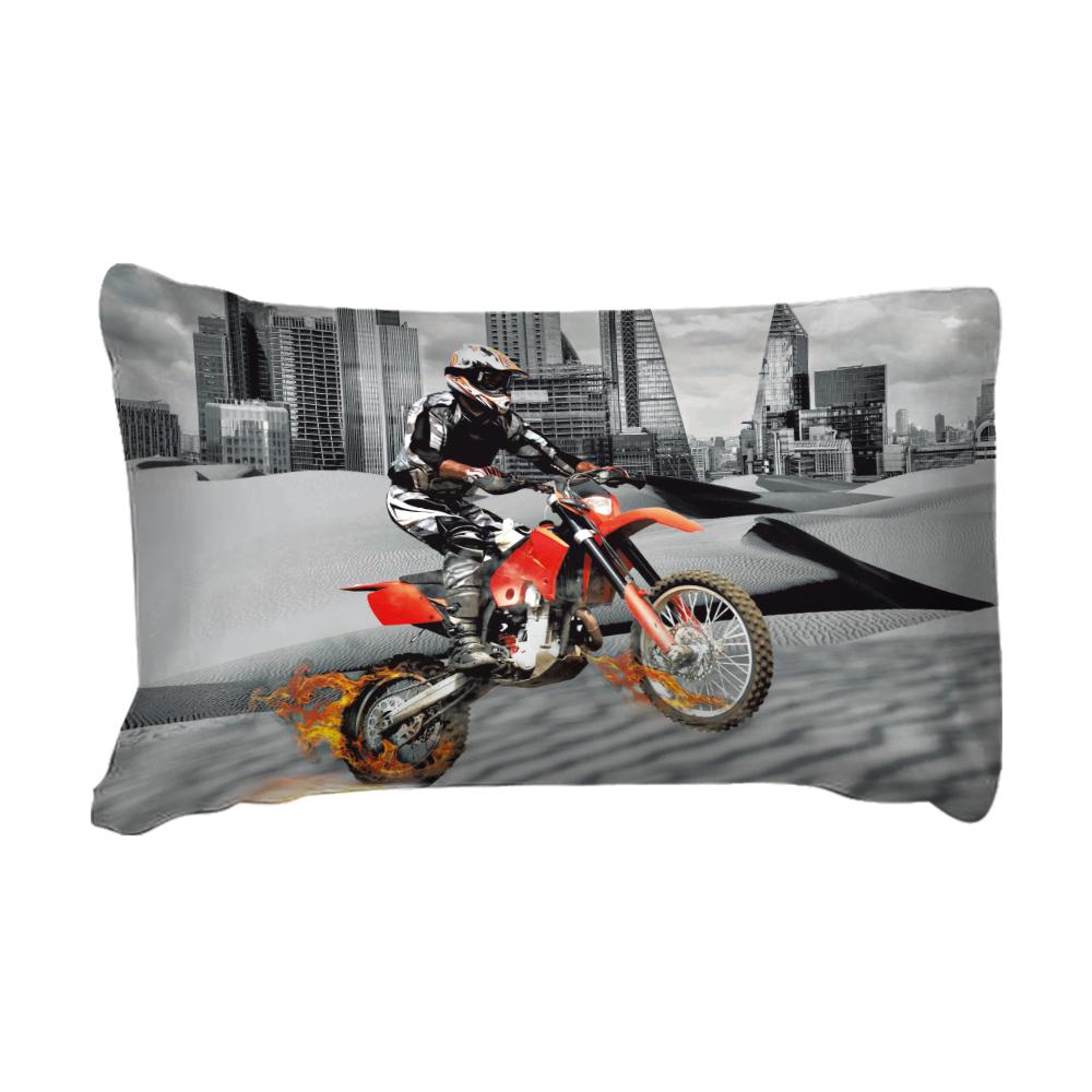 3 Parts Per Set 3d Cool Motorcycle Rider Bedding Set Duvet Cover