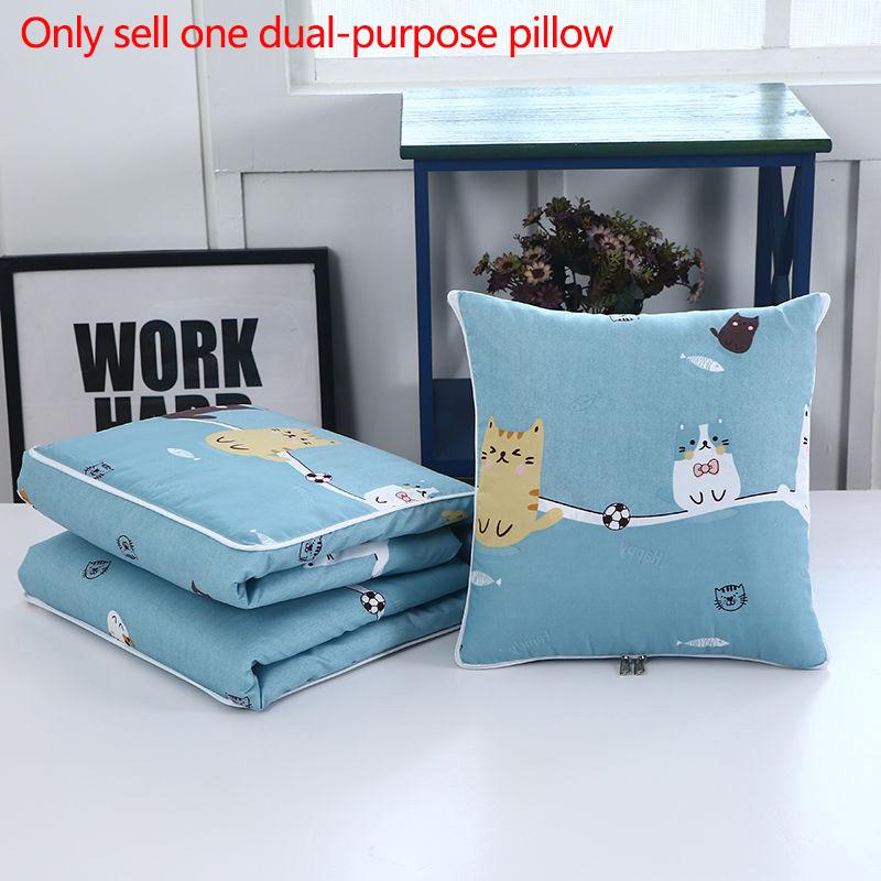 Dual-purpose Pillow Variable Quilt Car Lumbar Pillow Home Sofa Pillow Soft Relaxing Artifact