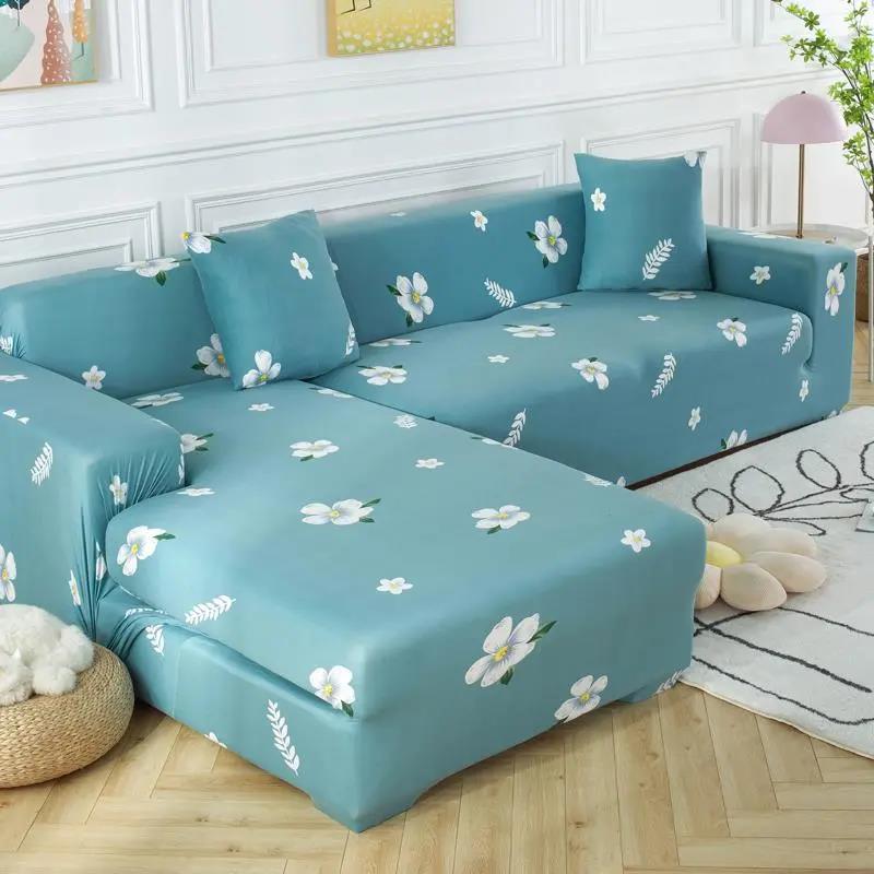 Retro Floral Stretch Sofa Cover All-inclusive Elastic Slipcove Couch Case Chair Sofa Case