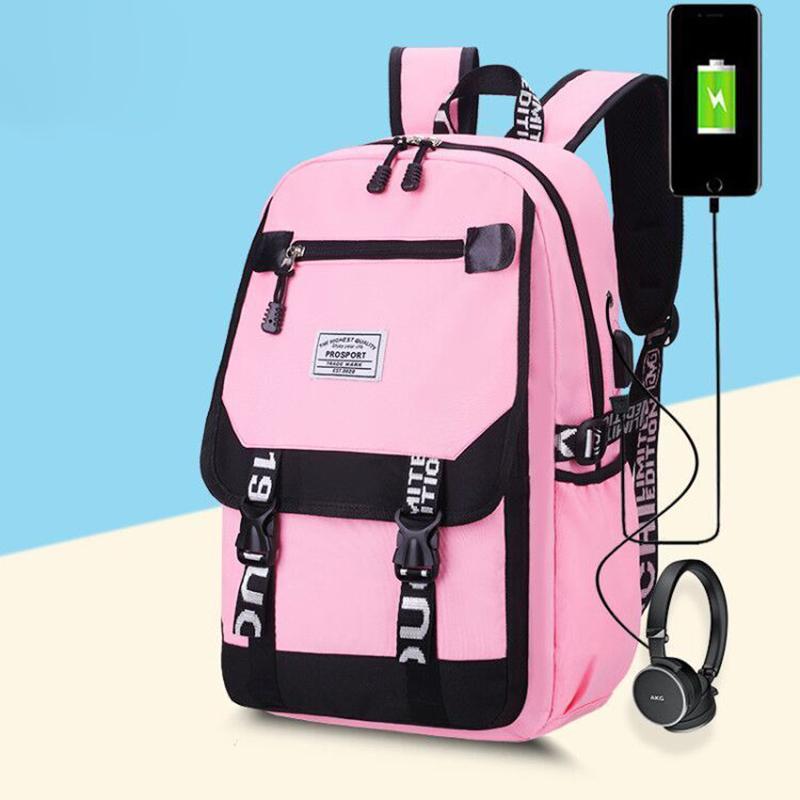 Female Elementary School Students Fashion Lightweight School Bag Junior High School Students Large Capacity Backpack