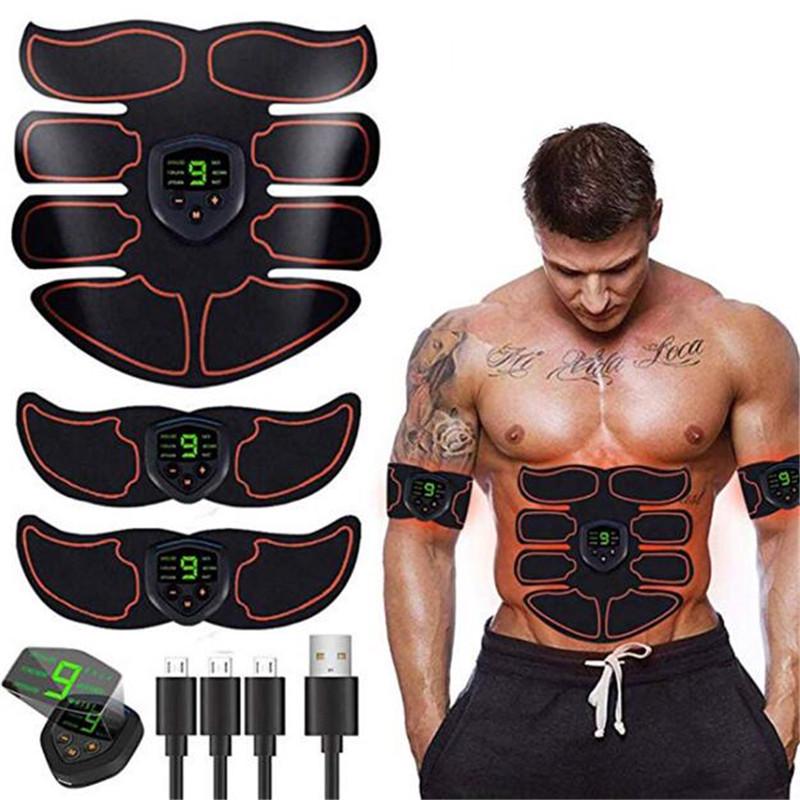 Sports Home Lazy Exercise Abdomen Stimulation EMS Wireless Muscle Stimulator Smart Fitness Male