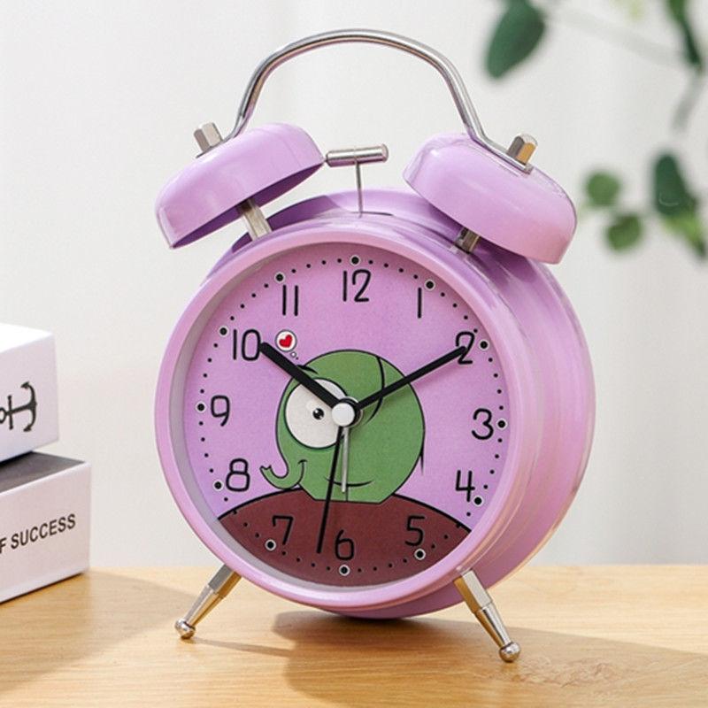 Metal Oversized Ringtone Alarm Clock Student Alarm Mute School Supplies Stationery Alarm Clock