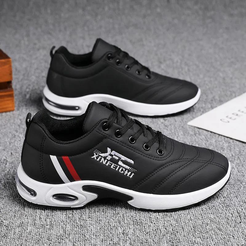 Men's Spring and Autumn Shoes Contrast Color Versatile Sports Shoes Non Slip Lightweight Flat Casual Shoes