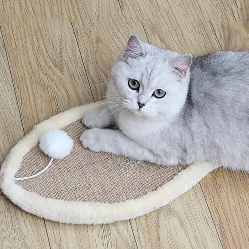 Cat Scratching Board Sisal Mat Wear-resistant Anti-scratch Sofa Protection Cat Claw Grinding Pad Pet Cat Supplies Pet Furniture