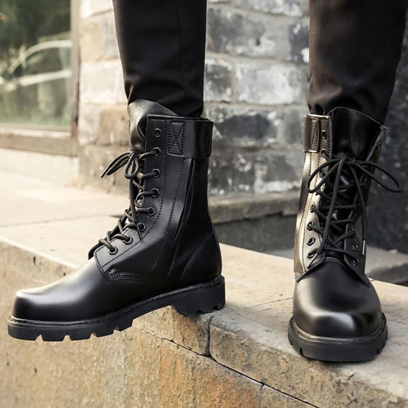 Outdoor Combat Boots Men's Military Boots Autumn and Winter Cotton Shoes Security Shoes Military Shoes Martin Boots Men