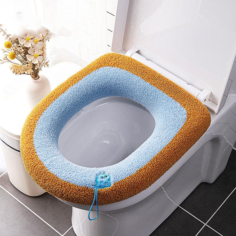 Thickened Lifting Toilet Seat Toilet Cushion Household Toilet Cover Winter Thickened Toilet Seat Universal Toilet Cushion Washing