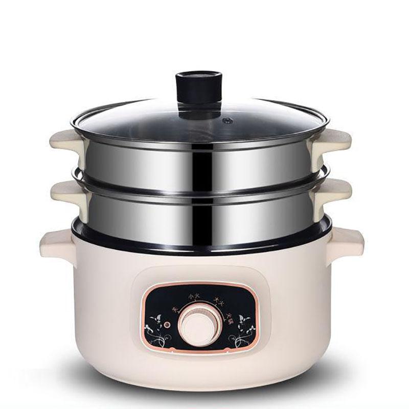 Multifunctional Electric Cooker Rice Cooker Electric Steamer Household Electric Frying Pan Non-stick Pan