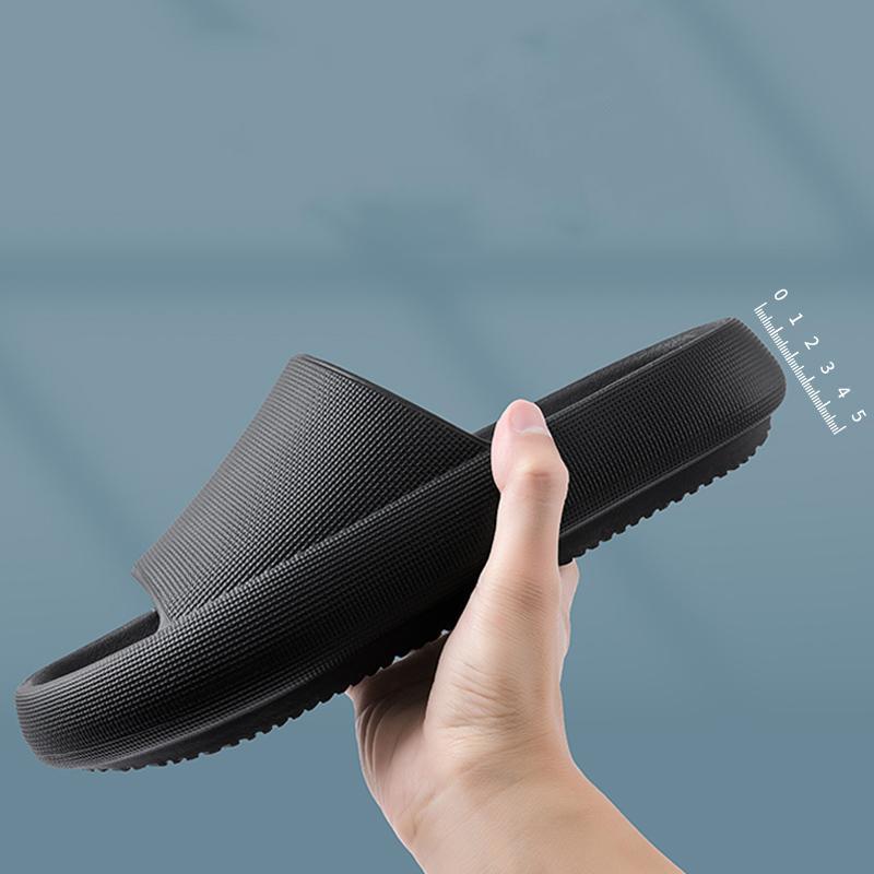 Net Celebrity Super Thick Bottom Stepping on Shit Slippers Male Summer Household Deodorant Non-slip Mute Super Soft Non-odor Foot Sandals