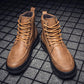 High-top Leather Shoes Men Work Boots Male Martin Boots Men Desert Boots Casual Men's Shoes