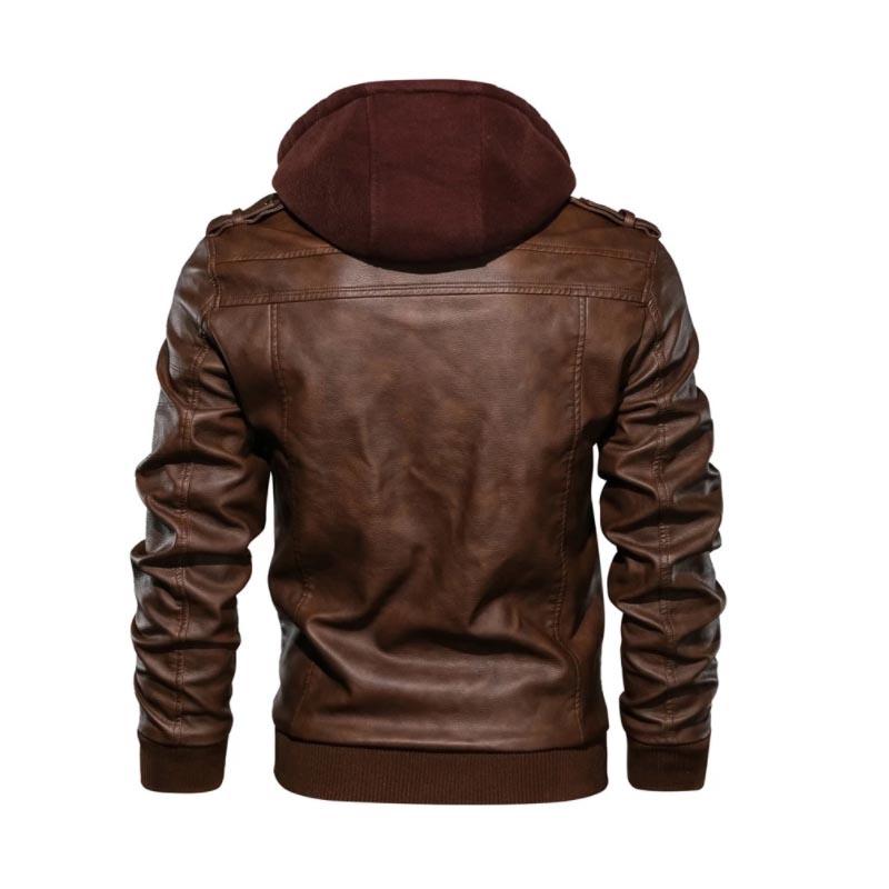 Men's Leather Jackets Autumn Casual Motorcycle PU Jacket Biker Leather Coats Brand Clothing EU Size