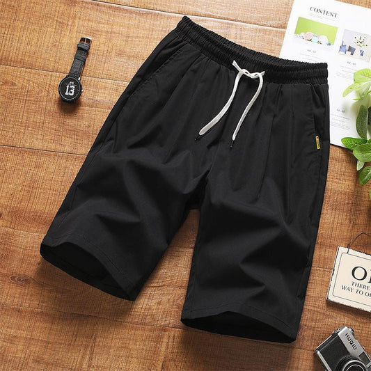 Men's Summer Beach Pants Thin Section Breathable Five-point Pants Men's Quick-drying Shorts Fashion Trend Casual Pants