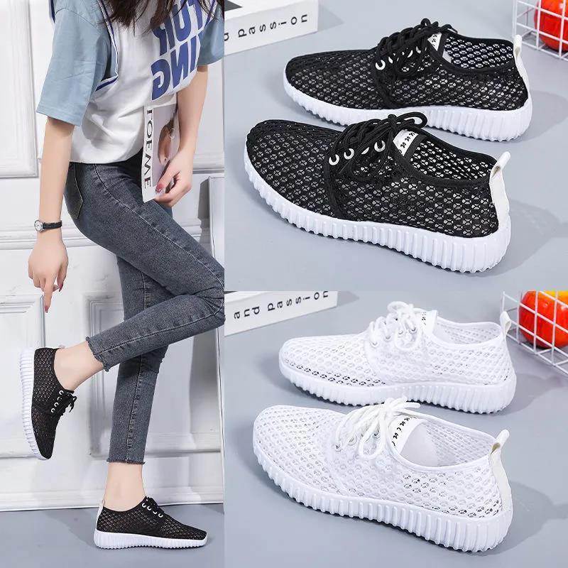 Women's Shoes Summer Sneakers Breathable Mesh Shoes Soft Sole Wear-resistant Casual Shoes