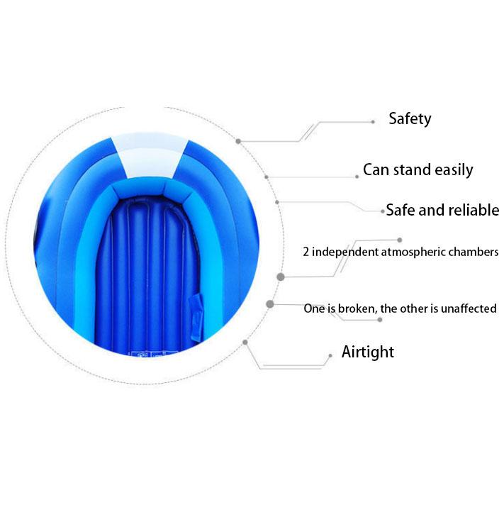 Automatic Inflatable Pumping Rubber Dinghy Thickened Fishing Boat Hard Bottom Double Triple Kayak Wear-resistant Assault Boat Folding Air Cushion