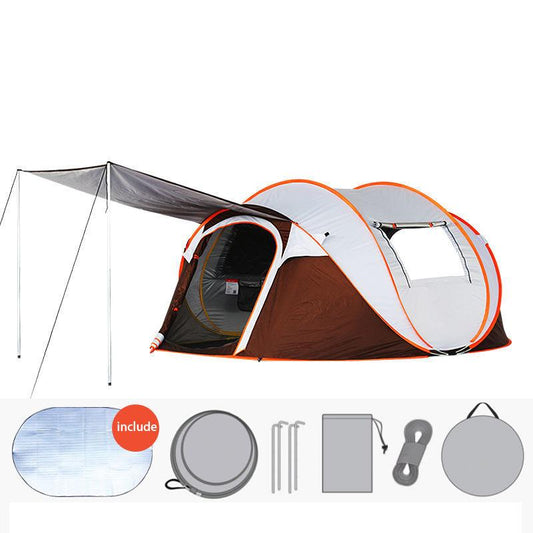 Open The Tent In One Second, Outdoor Automatic, No Build Thick Rainproof Sunscreen Tent Camping Camping