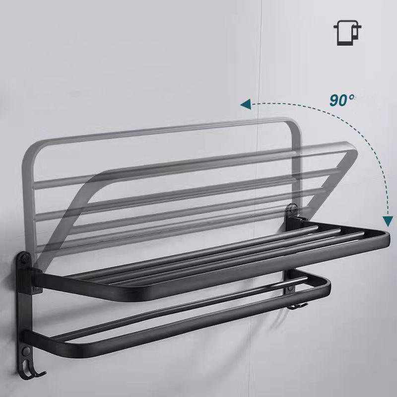 Bathroom Towel Rack Porte Serviettes Toilet Rack Toilet Storage Rack Wall Hanging Clothes Hook Towel Rack Accroche