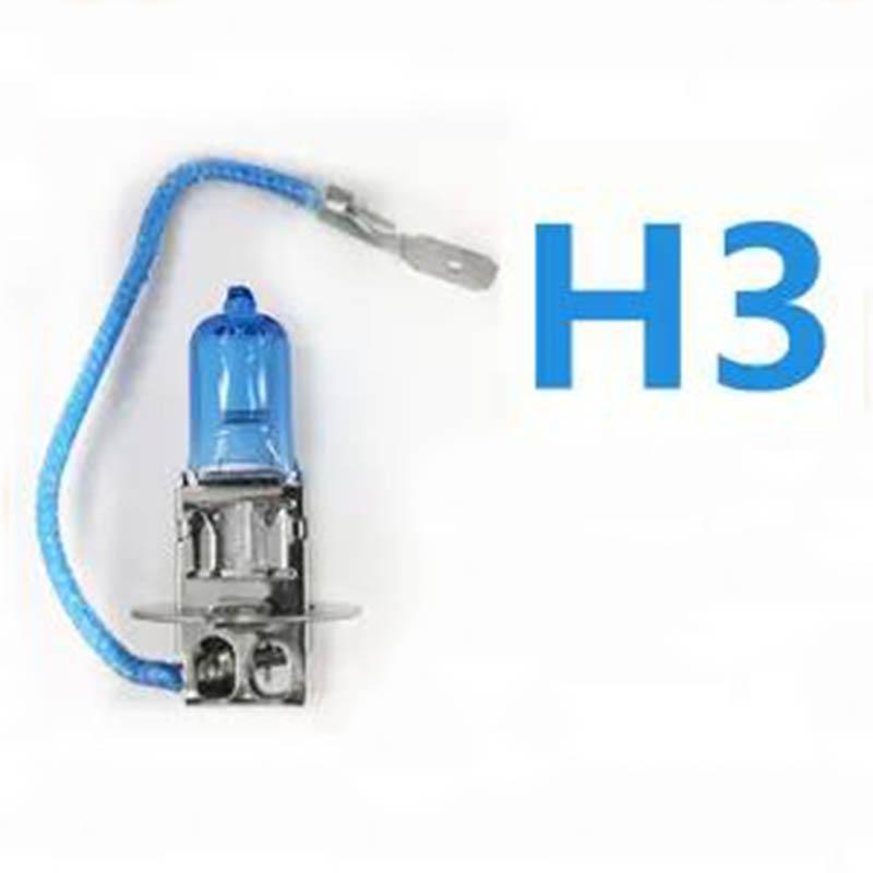 2pcs Halogen Lamp 12V55W Super Bright White Light Car Bulb H1 H3 H7 Xenon Headlight Lighting Headlight H4 High and Low Beam