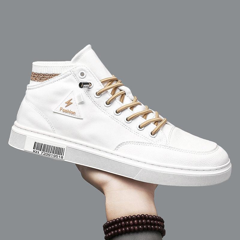 Canvas Men's High-top Shoes Spring Trend Sports Men's Shoes All-match Casual Shoes for Students