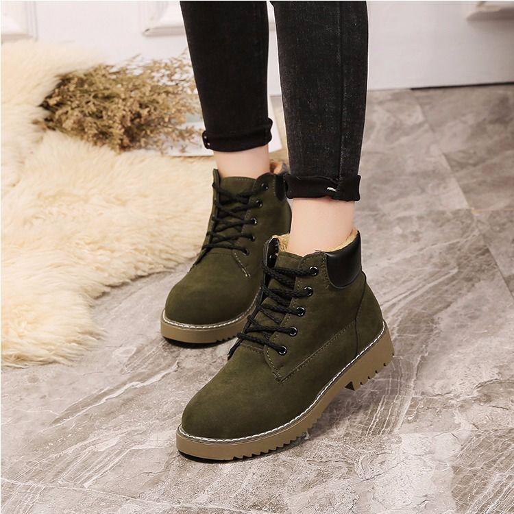 Snow Boots Women Winter Shoes 2019 Casual Ankle Boots Women Warm Fur Women Martin Boots Botas Mujer