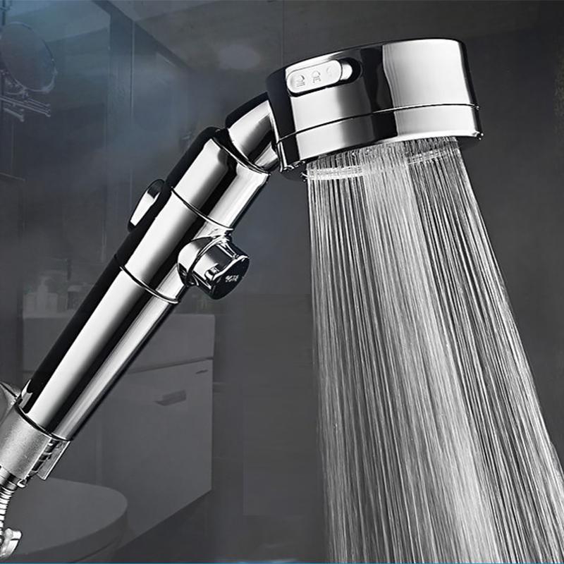 Pressurized Shower Head Shower Large Water Pressurized Bathroom Shower Rain Flower Wine High Pressure Bath Nozzle Household Set