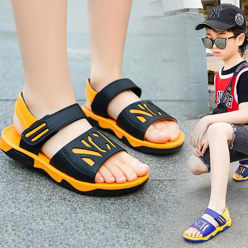 Boys Sandals Children Baby Boys Slippers Summer Student Kids Soft Sole Non-slip Sandals