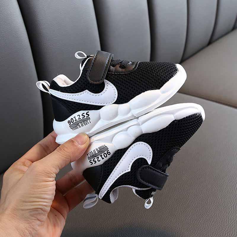 21-30 Child Low-top Mesh Sneakers Parents Kids Breathable Basketball Shoes Lightweight Running Shoes Wear-resistant Deodorant Girl Shoes