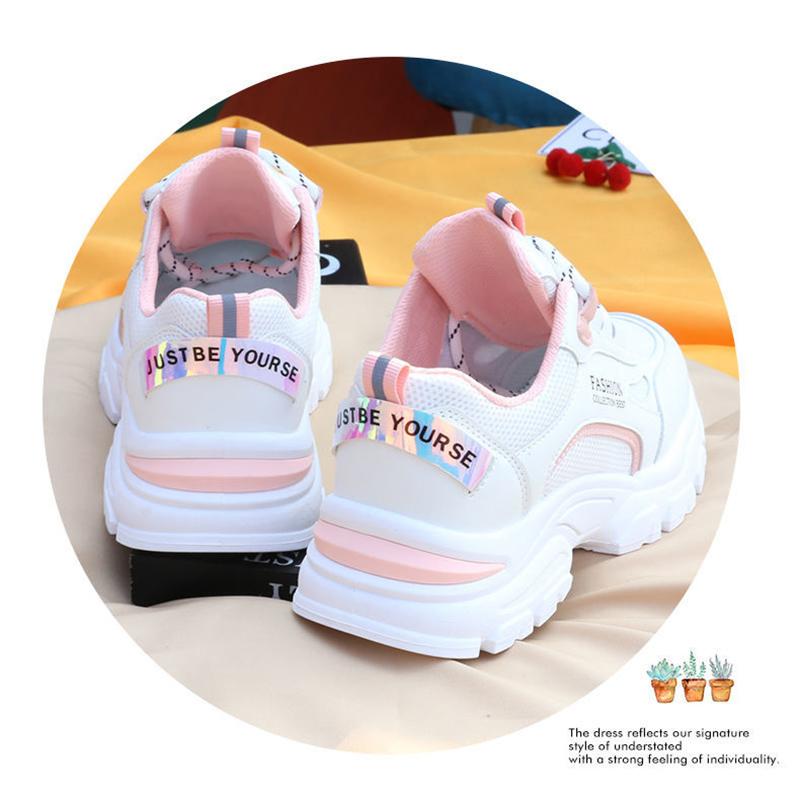 Spring and Summer Clearance Women's Running Shoes Fashion All-match Student Women's Shoes Breathable Platform Casual Sneakers